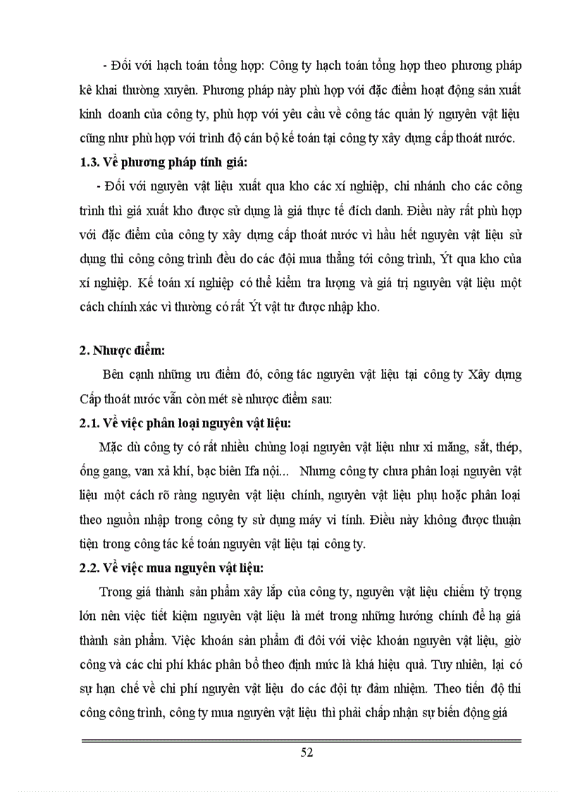 image for page Hoàn thiện công tác kế toán nguyên vật liệu tại Công ty xây dựng cấp thoát nước