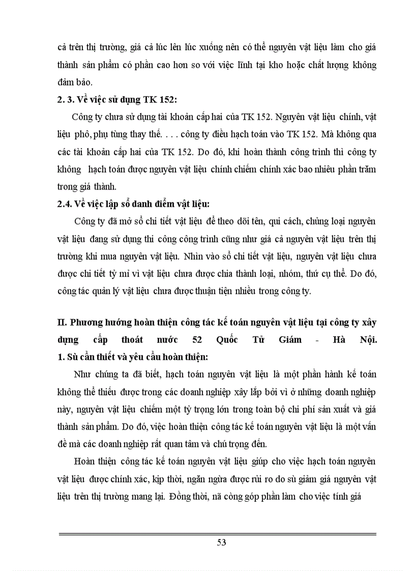 image for page Hoàn thiện công tác kế toán nguyên vật liệu tại Công ty xây dựng cấp thoát nước