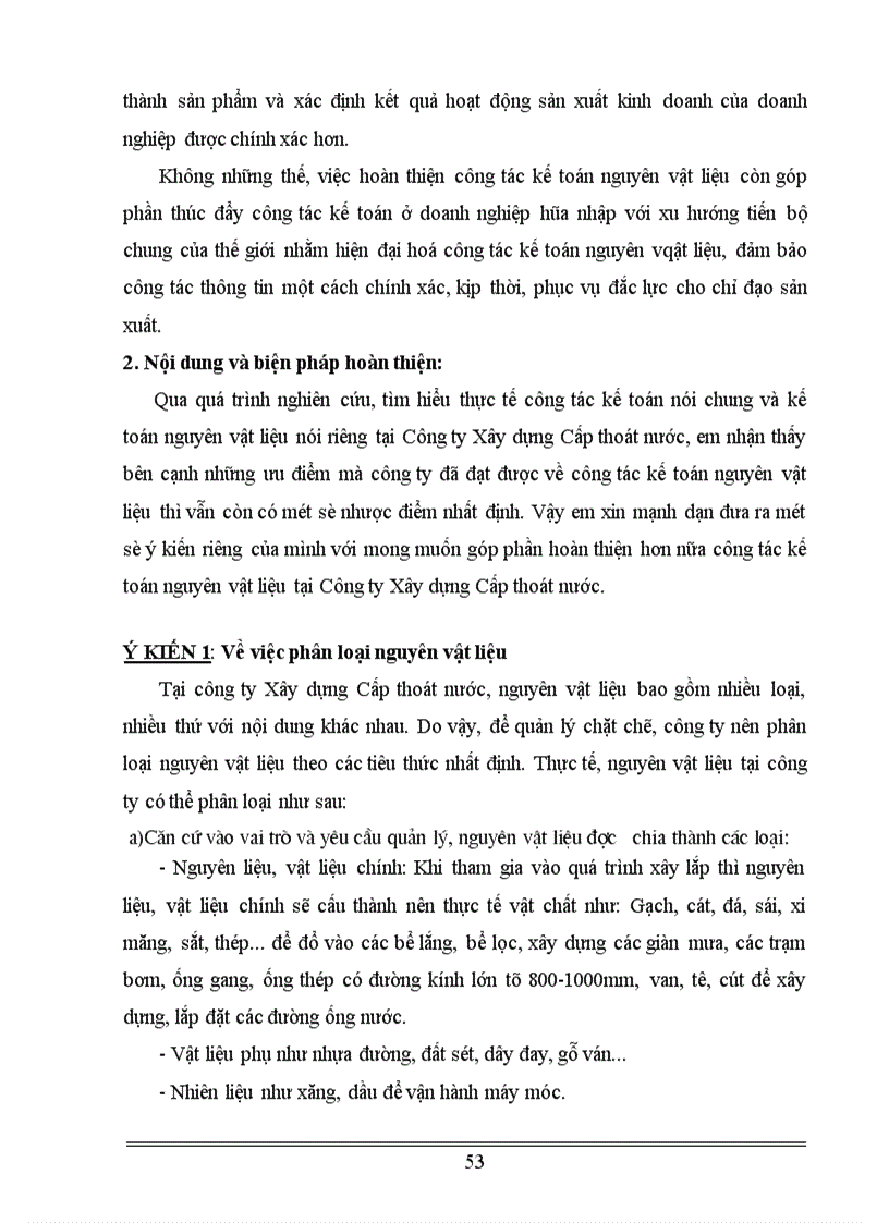 image for page Hoàn thiện công tác kế toán nguyên vật liệu tại Công ty xây dựng cấp thoát nước