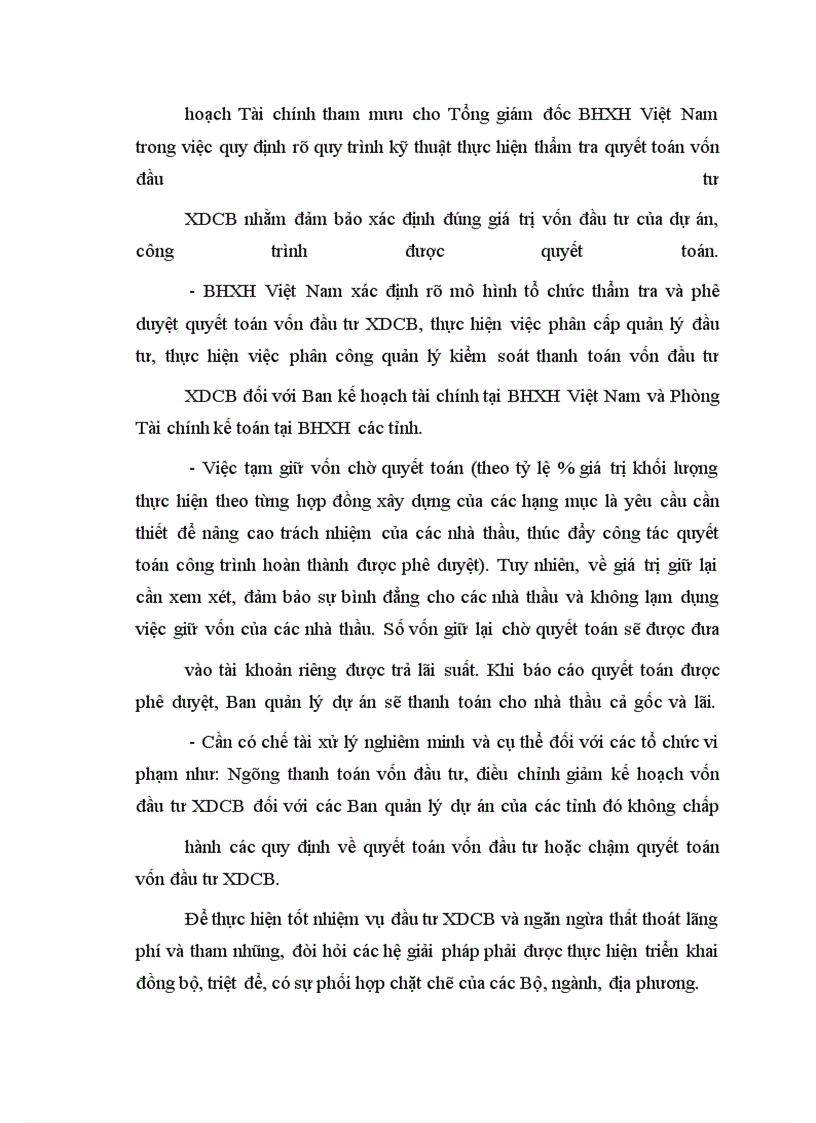 image for page Hoàn thiện quản lý vốn đầu tư Xây dựng cơ bản của Bảo hiểm xã hội Việt Nam