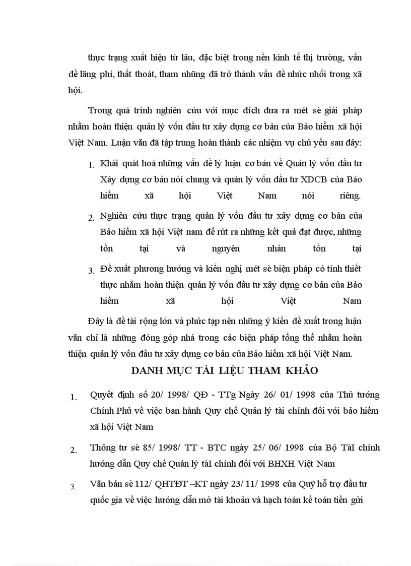 image for page Hoàn thiện quản lý vốn đầu tư Xây dựng cơ bản của Bảo hiểm xã hội Việt Nam