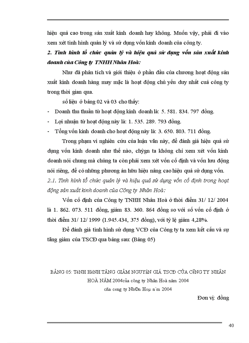 image for page Một số giải pháp nhằm nâng cao hiệu quả sử dụng vốn ở công ty TNHH Nhân hoà