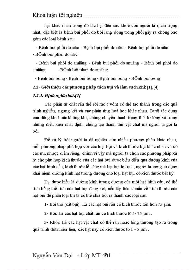 image for page Tách bụi, làm sạch khí bằng xiclon và túi lọc.