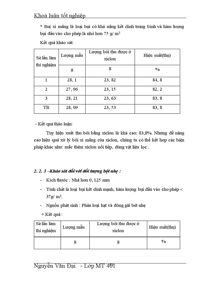 image for page Tách bụi, làm sạch khí bằng xiclon và túi lọc.