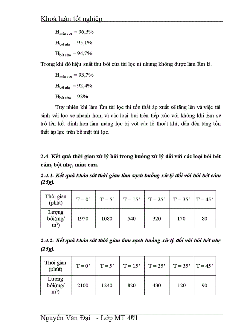 image for page Tách bụi, làm sạch khí bằng xiclon và túi lọc.
