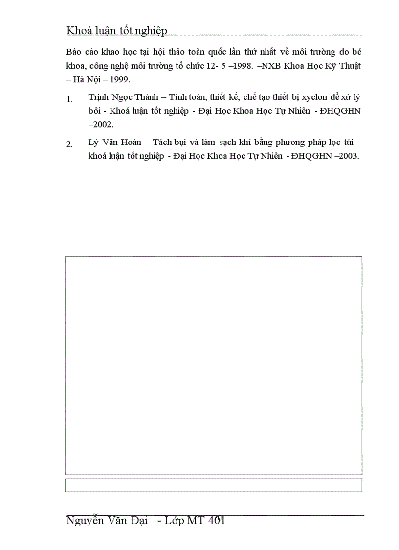 image for page Tách bụi, làm sạch khí bằng xiclon và túi lọc.