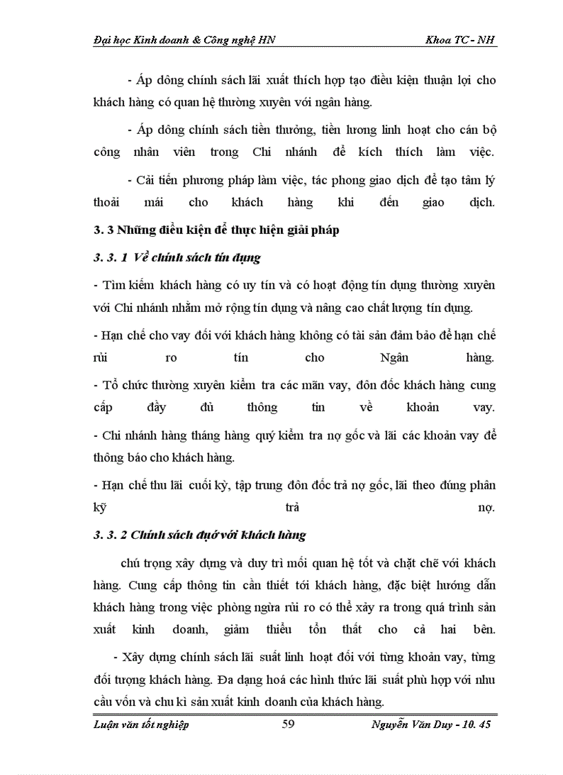 image for page Rủi ro cho vay tại Ngân Hàng TMCP Kỹ Thương ( Techcombank ) -Chi nhánh Lý Thái Tổ Hà Nội : Thực trạng và giải pháp