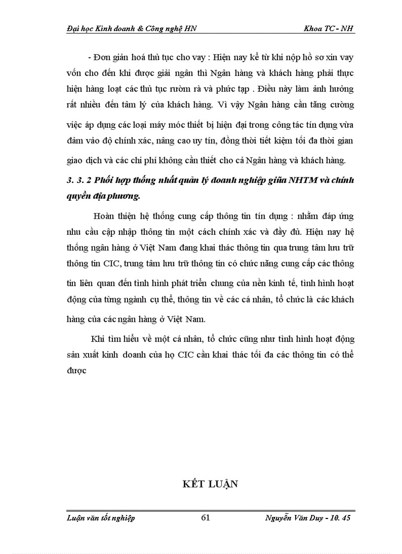 image for page Rủi ro cho vay tại Ngân Hàng TMCP Kỹ Thương ( Techcombank ) -Chi nhánh Lý Thái Tổ Hà Nội : Thực trạng và giải pháp