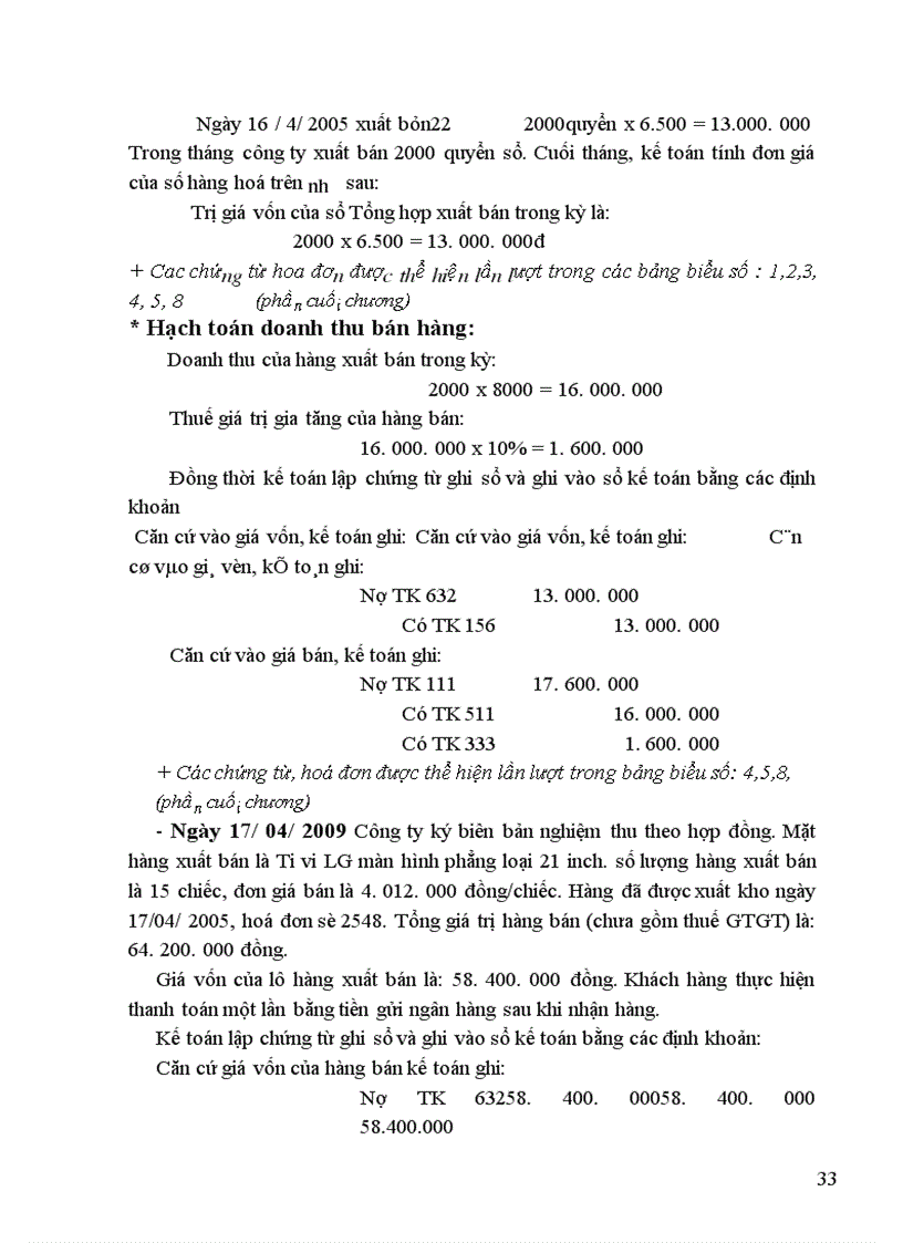 image for page Tổ chức công tác kế toán bán hàng và xác định kết quả bán hàng ở Công ty TNHH đầu tư và phỏt triển cụng nghệ HOÀNG ĐẠT