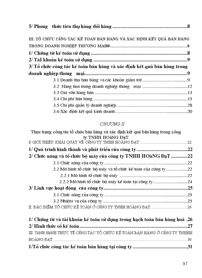 image for page Tổ chức công tác kế toán bán hàng và xác định kết quả bán hàng ở Công ty TNHH đầu tư và phỏt triển cụng nghệ HOÀNG ĐẠT