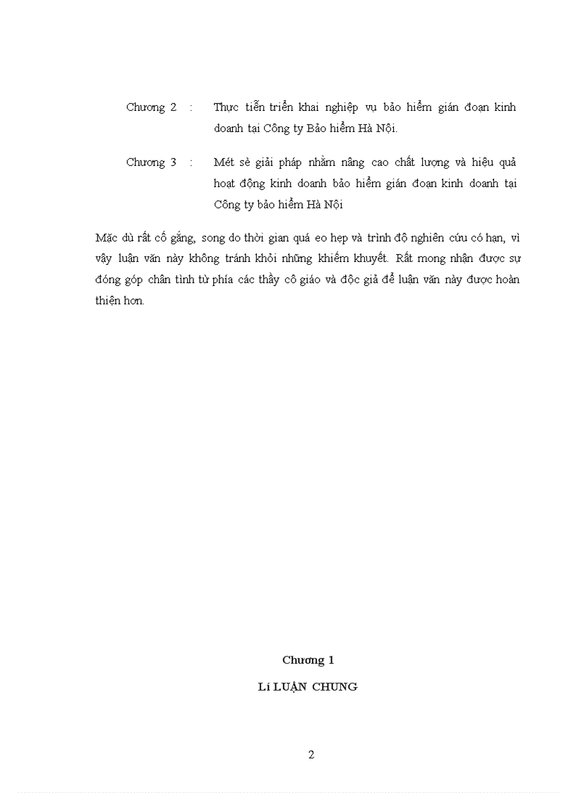image for page Bảo hiểm gián đoạn kinh doanh tại Bảo Việt Hà Nội giai đoạn 1998 - 2001