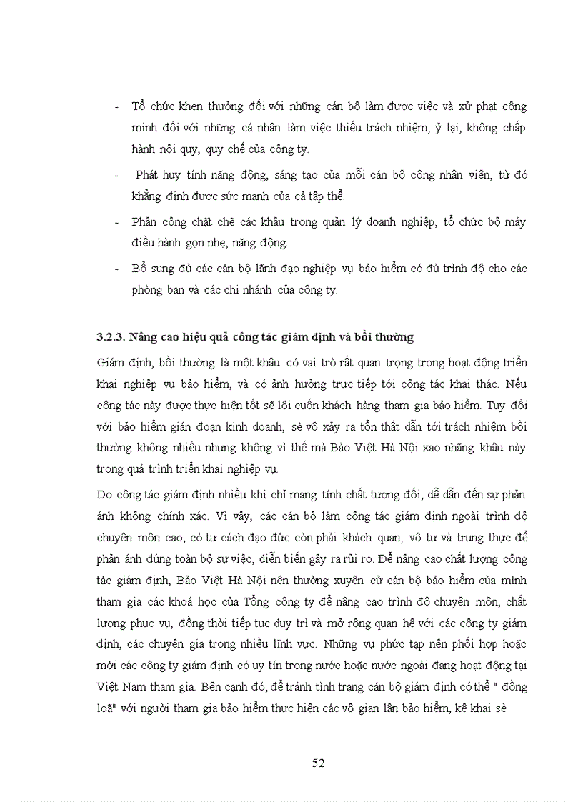 image for page Bảo hiểm gián đoạn kinh doanh tại Bảo Việt Hà Nội giai đoạn 1998 - 2001