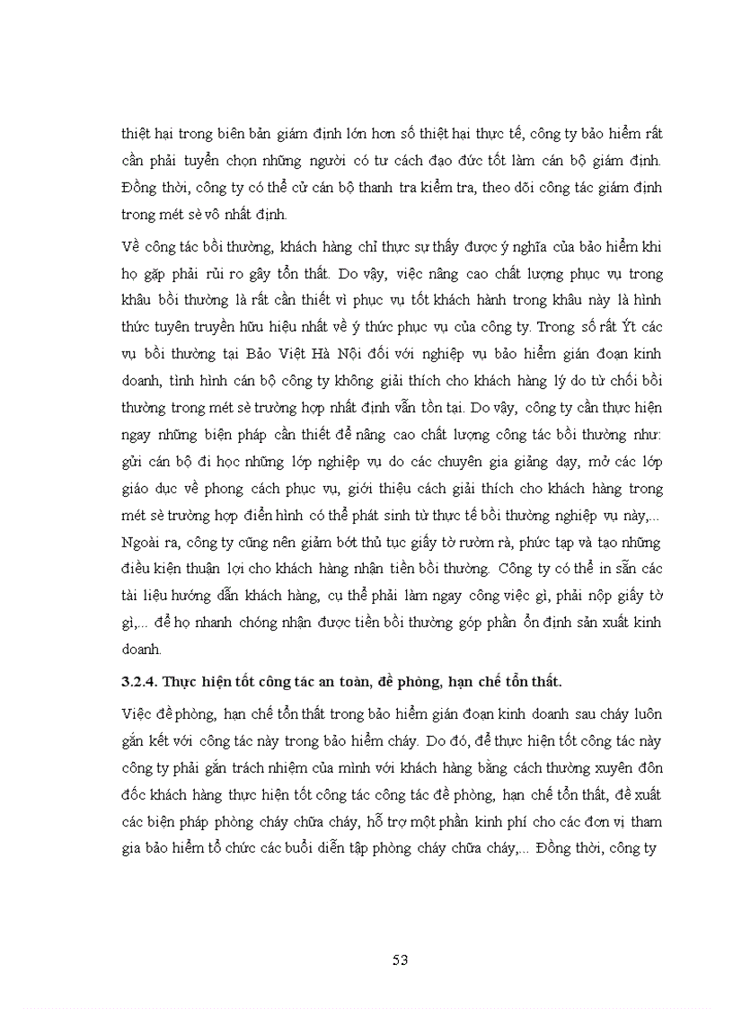 image for page Bảo hiểm gián đoạn kinh doanh tại Bảo Việt Hà Nội giai đoạn 1998 - 2001