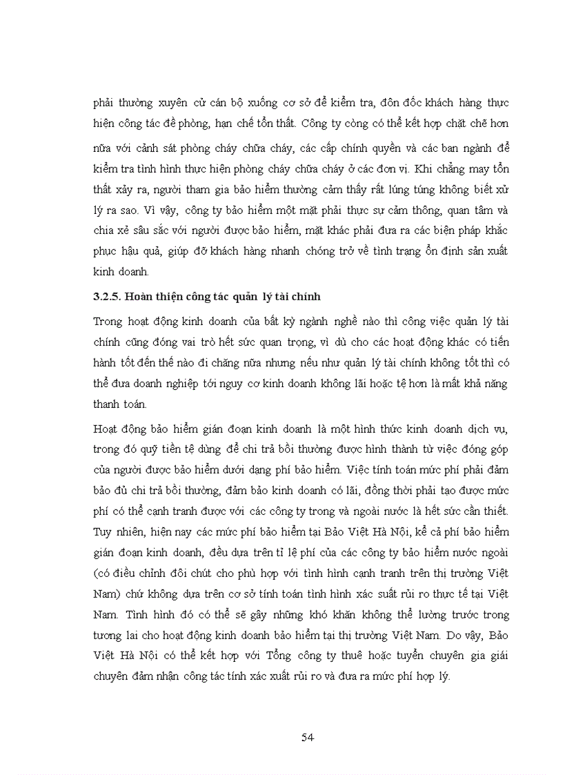 image for page Bảo hiểm gián đoạn kinh doanh tại Bảo Việt Hà Nội giai đoạn 1998 - 2001