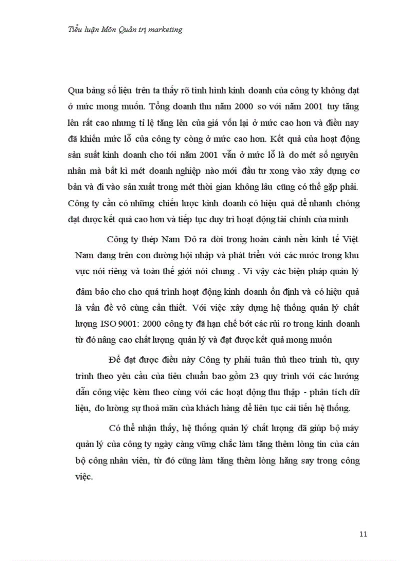 image for page Tiểu luận Môn Quản trị marketing