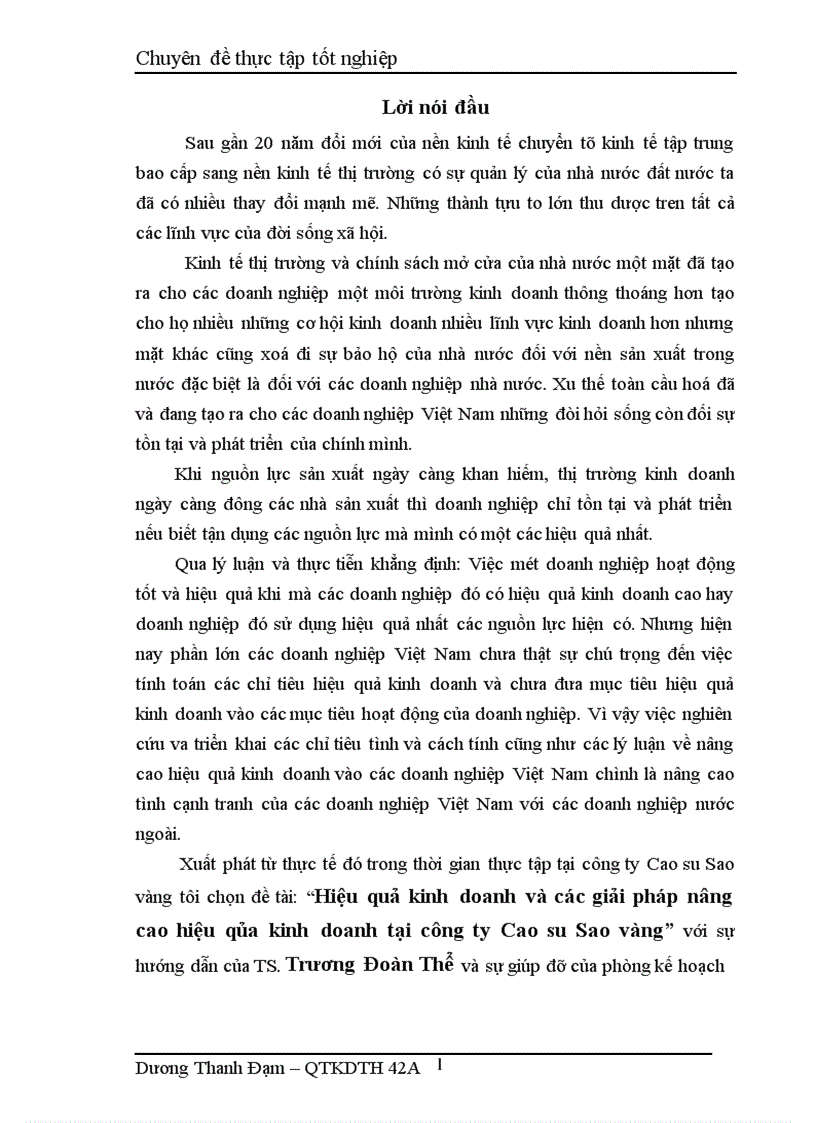 image for page Hiệu quả kinh doanh và các giải pháp nâng cao hiệu qủa kinh doanh tại công ty Cao su Sao vàng