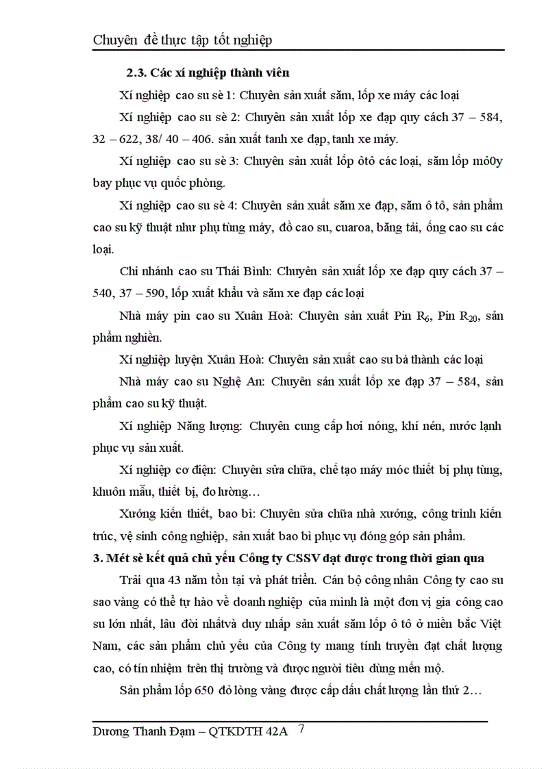 image for page Hiệu quả kinh doanh và các giải pháp nâng cao hiệu qủa kinh doanh tại công ty Cao su Sao vàng