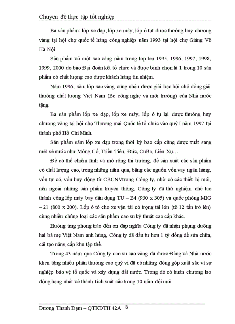 image for page Hiệu quả kinh doanh và các giải pháp nâng cao hiệu qủa kinh doanh tại công ty Cao su Sao vàng