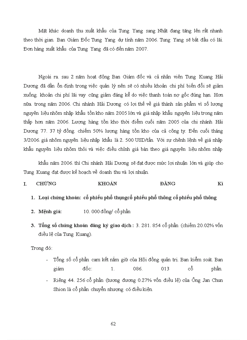 image for page Bản cáo bạch Công ty Cổ phần Công Nghiệp Tung Kuang