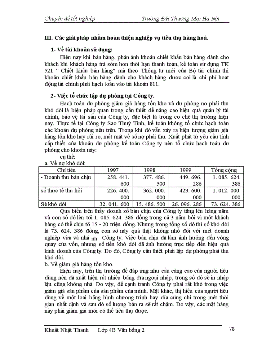 image for page Hoàn thiện kế toán nghiệp vụ tiêu thụ hàng hoá và thành phẩm tại công ty TNHH Sao Thuỷ Tinh