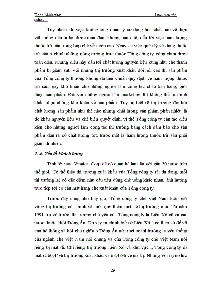 image for page Một số biện pháp nhằm tăng thị phần trong nước của Tổng công ty chè Việt Nam