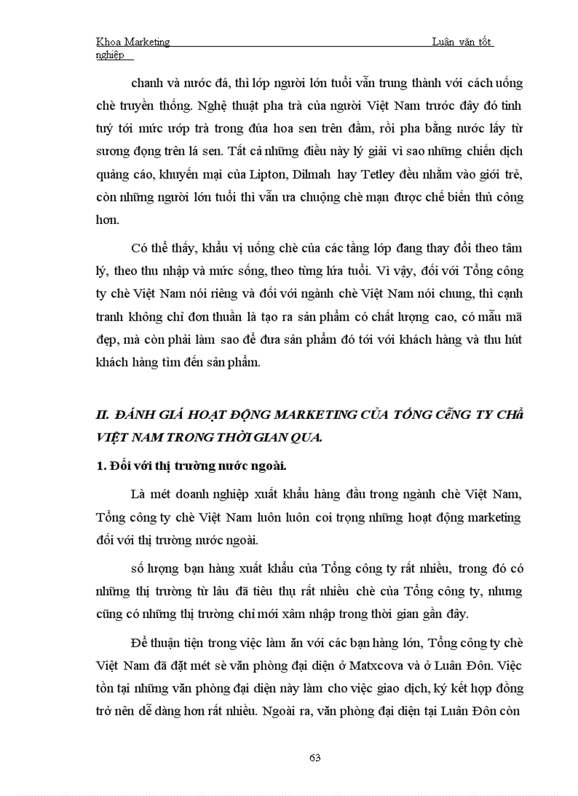 image for page Một số biện pháp nhằm tăng thị phần trong nước của Tổng công ty chè Việt Nam