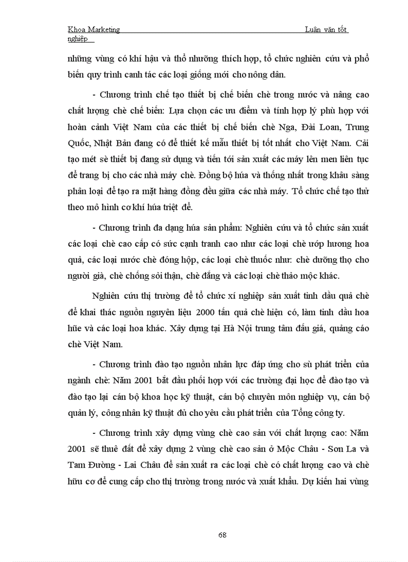 image for page Một số biện pháp nhằm tăng thị phần trong nước của Tổng công ty chè Việt Nam