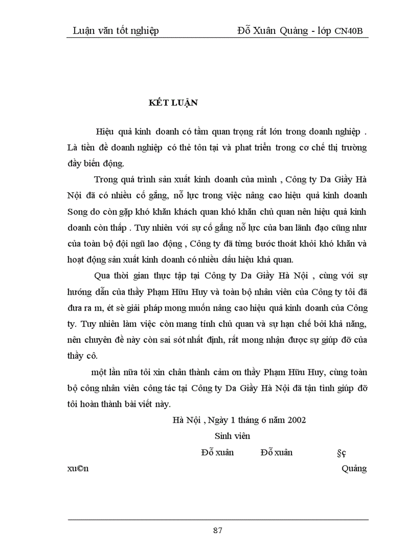 image for page Một số giải pháp nhằm nâng cao hiệu quả sản xuất kinh doanh tại Công ty Da Giầy Hà Nội
