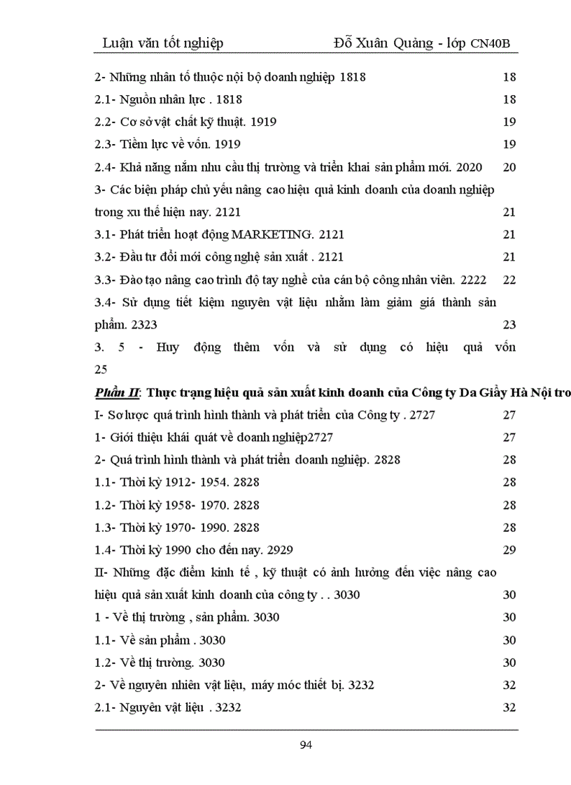 image for page Một số giải pháp nhằm nâng cao hiệu quả sản xuất kinh doanh tại Công ty Da Giầy Hà Nội