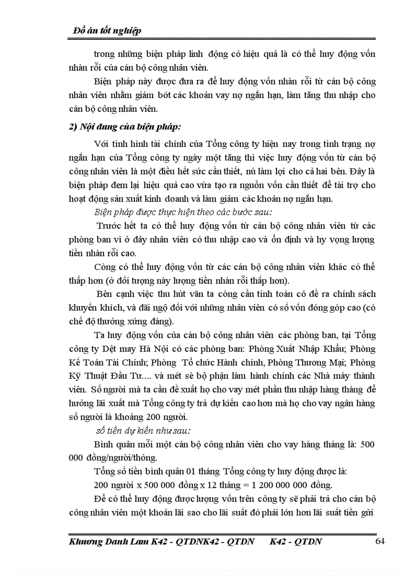 image for page Phân tích thực trạng và đề xuất biện pháp nâng cao hiệu quả sản xuất kinh doanh tại Tổng Công ty Dệt may Hà Nội