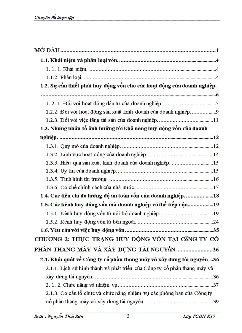 image for page Giải pháp mở rộng huy động vốn tại Công ty cổ phần thang máy và xây dụng tài nguyên