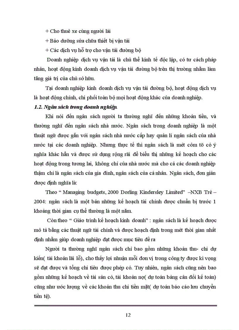 image for page Hoàn thiện công tác xây dựng kế hoạch ngân sách tại Xí nghiệp ôtô V75 – Bộ Ngoại giao