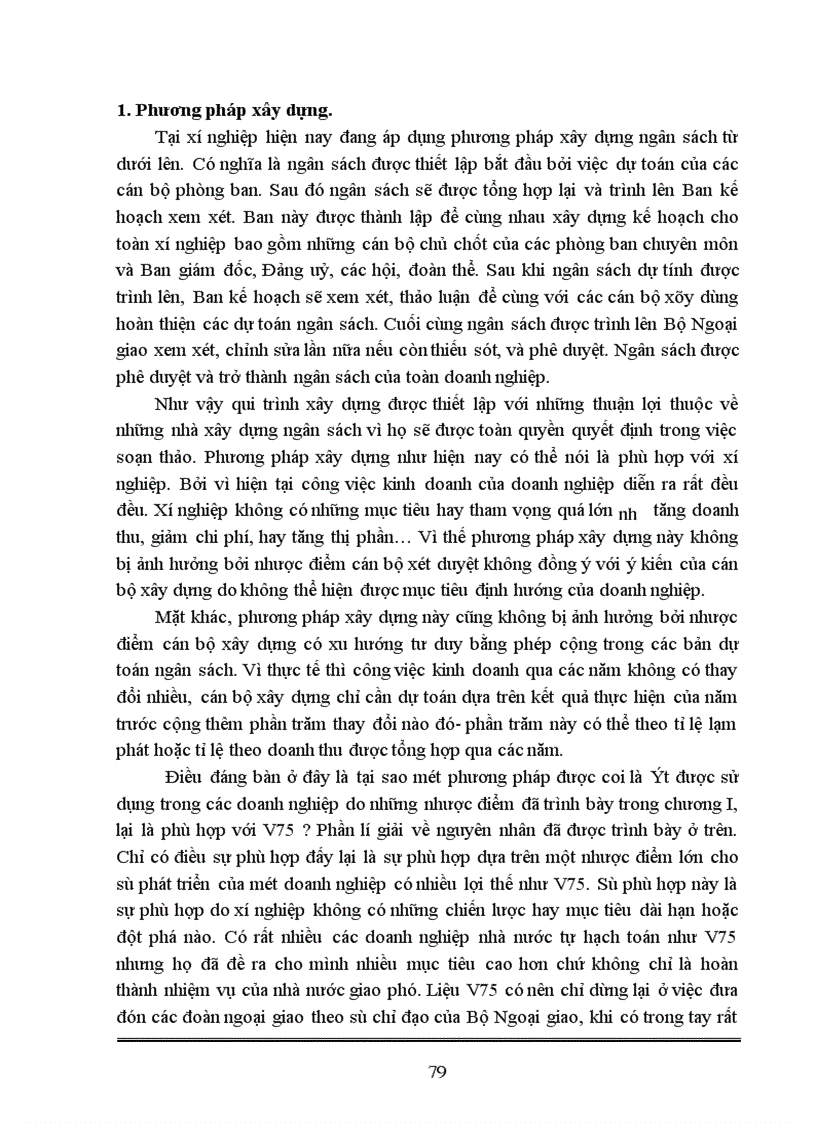 image for page Hoàn thiện công tác xây dựng kế hoạch ngân sách tại Xí nghiệp ôtô V75 – Bộ Ngoại giao