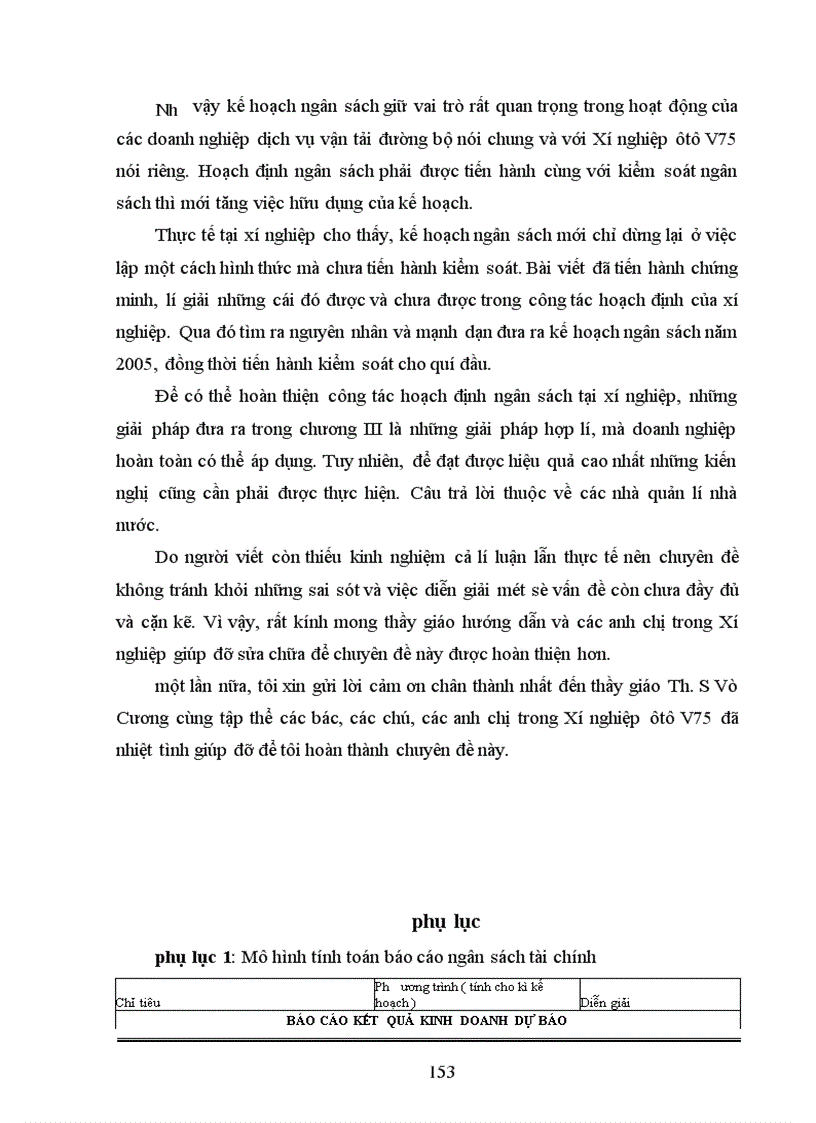 image for page Hoàn thiện công tác xây dựng kế hoạch ngân sách tại Xí nghiệp ôtô V75 – Bộ Ngoại giao