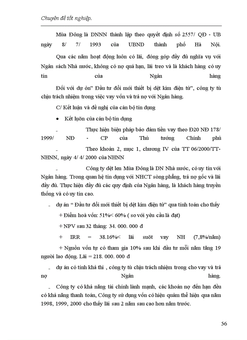 image for page Một số giải pháp nâng cao chất lượng công tác thẩm định dự án đầu tư tại chi nhánh NHCT Đống Đa