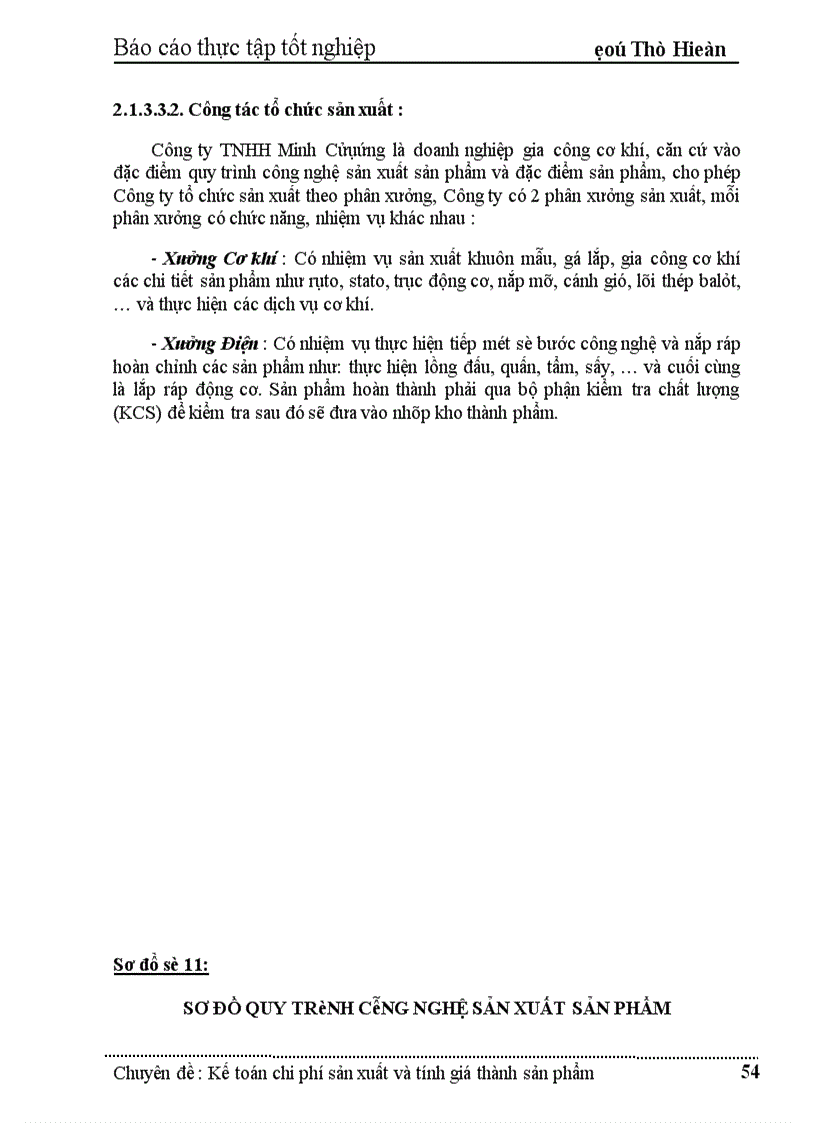 image for page Kế toán tập hợp chi phí sản xuất và tính giá thành sản phẩm ở Công ty TNHH Minh Cường