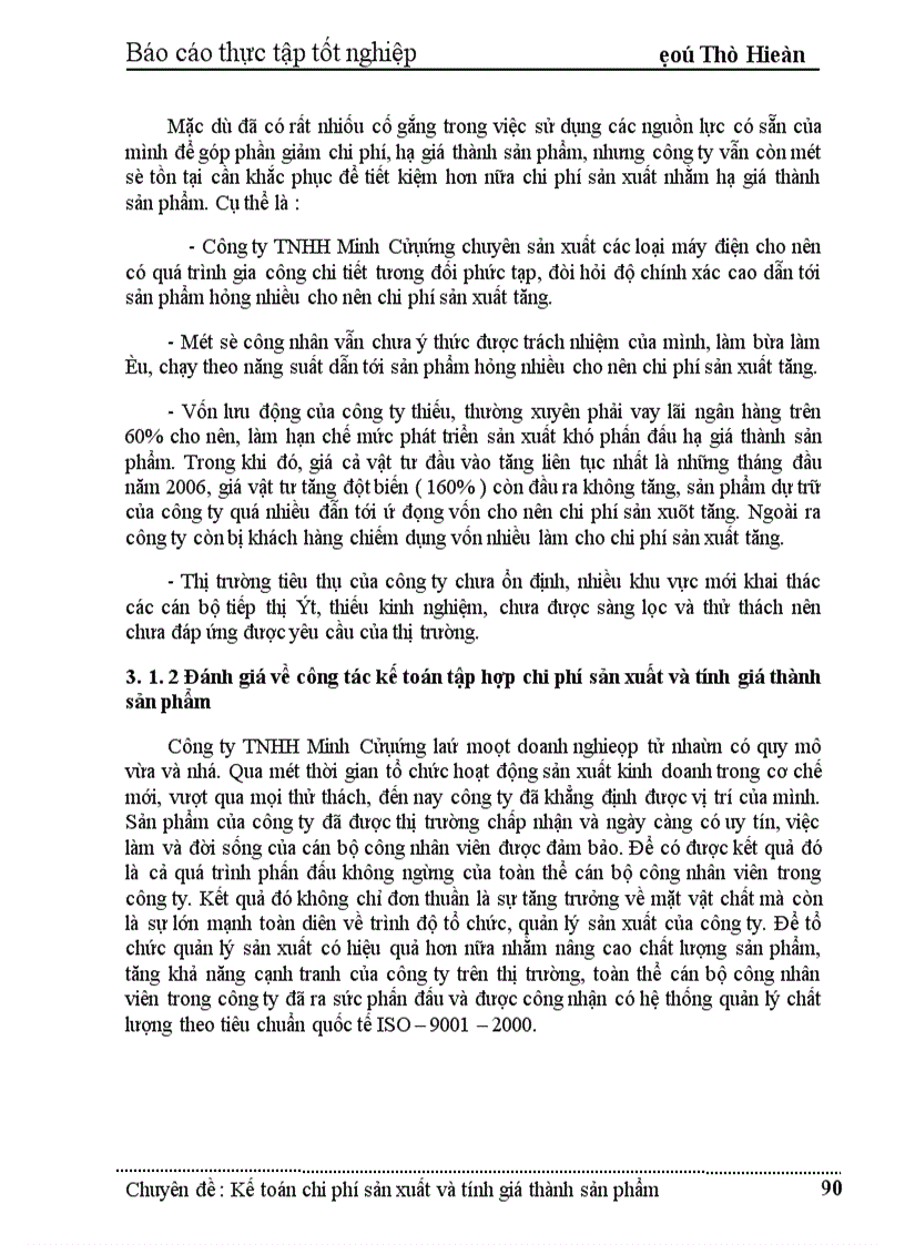 image for page Kế toán tập hợp chi phí sản xuất và tính giá thành sản phẩm ở Công ty TNHH Minh Cường