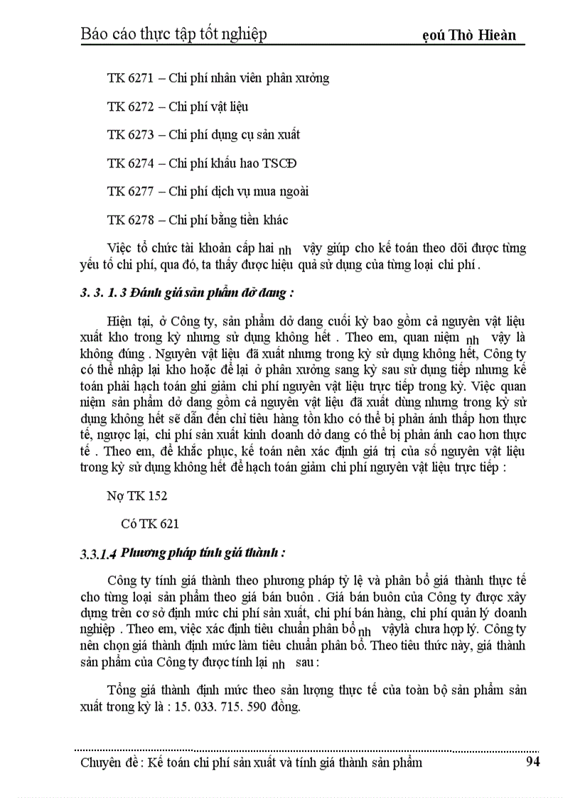 image for page Kế toán tập hợp chi phí sản xuất và tính giá thành sản phẩm ở Công ty TNHH Minh Cường