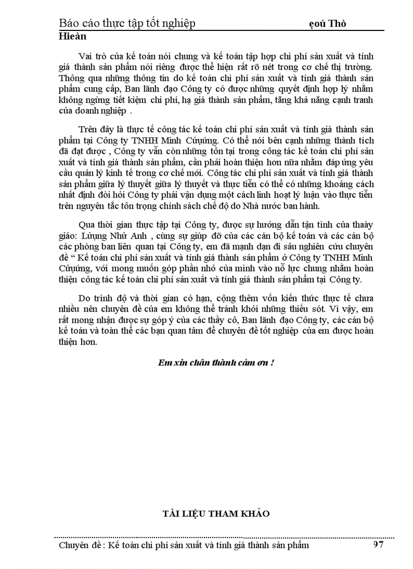 image for page Kế toán tập hợp chi phí sản xuất và tính giá thành sản phẩm ở Công ty TNHH Minh Cường