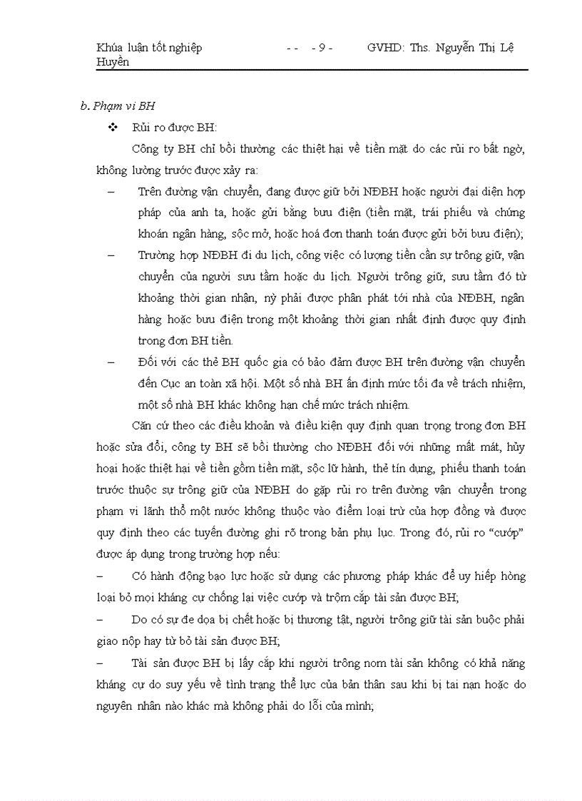 image for page Giải pháp thúc đẩy việc triển khai các nghiệp vụ BH tiền tại công ty BH NH ĐT & PT VN (BIC)