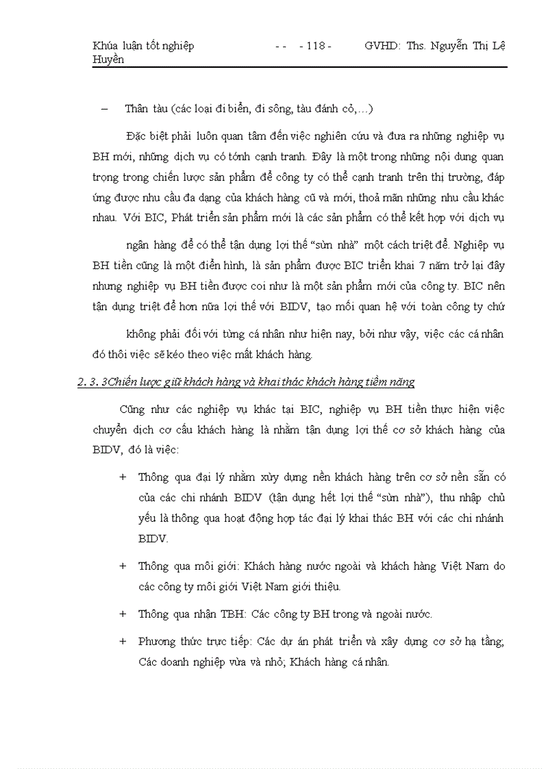 image for page Giải pháp thúc đẩy việc triển khai các nghiệp vụ BH tiền tại công ty BH NH ĐT & PT VN (BIC)