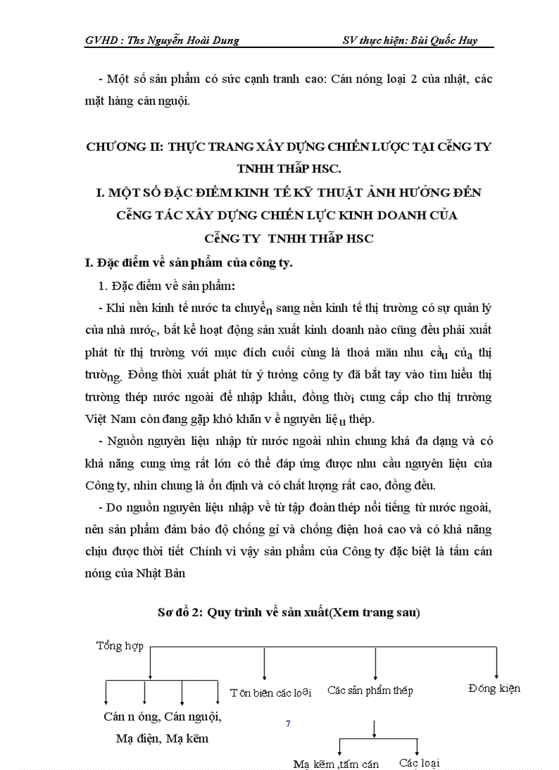 image for page Xây dựng chiến lược kinh doanh tại Công ty TNHH thép HSC