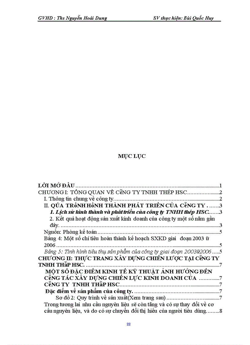 image for page Xây dựng chiến lược kinh doanh tại Công ty TNHH thép HSC