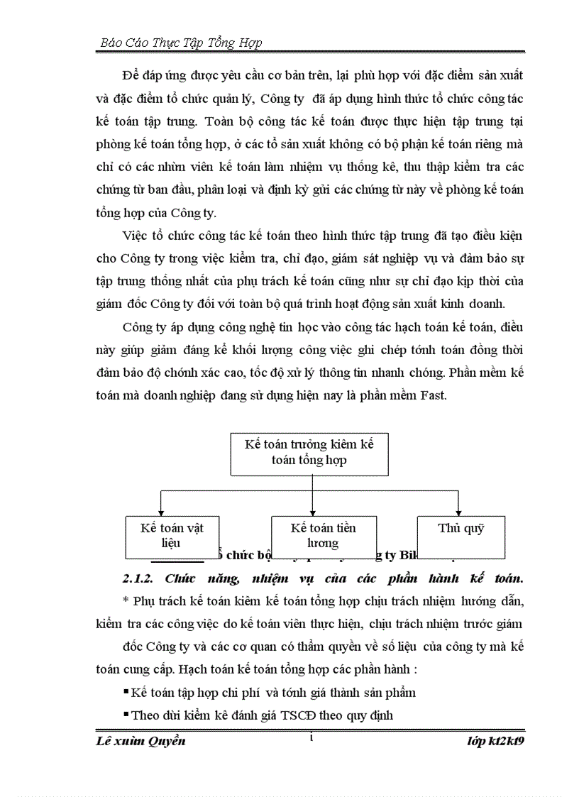 image for page Báo cáo thực tập tại Công ty TNHH Biken Việt Nam
