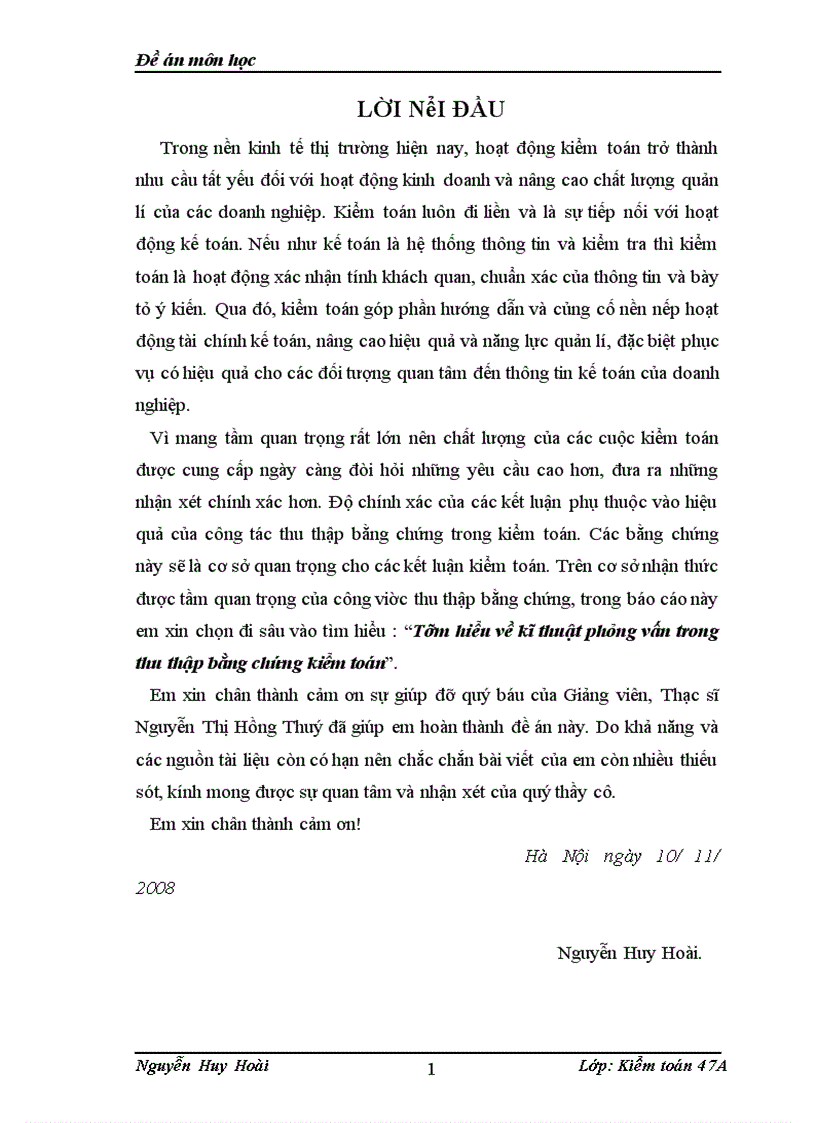 image for page Tìm hiểu về kĩ thuật phỏng vấn trong thu thập bằng chứng kiểm toá