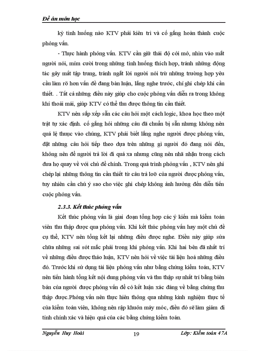 image for page Tìm hiểu về kĩ thuật phỏng vấn trong thu thập bằng chứng kiểm toá