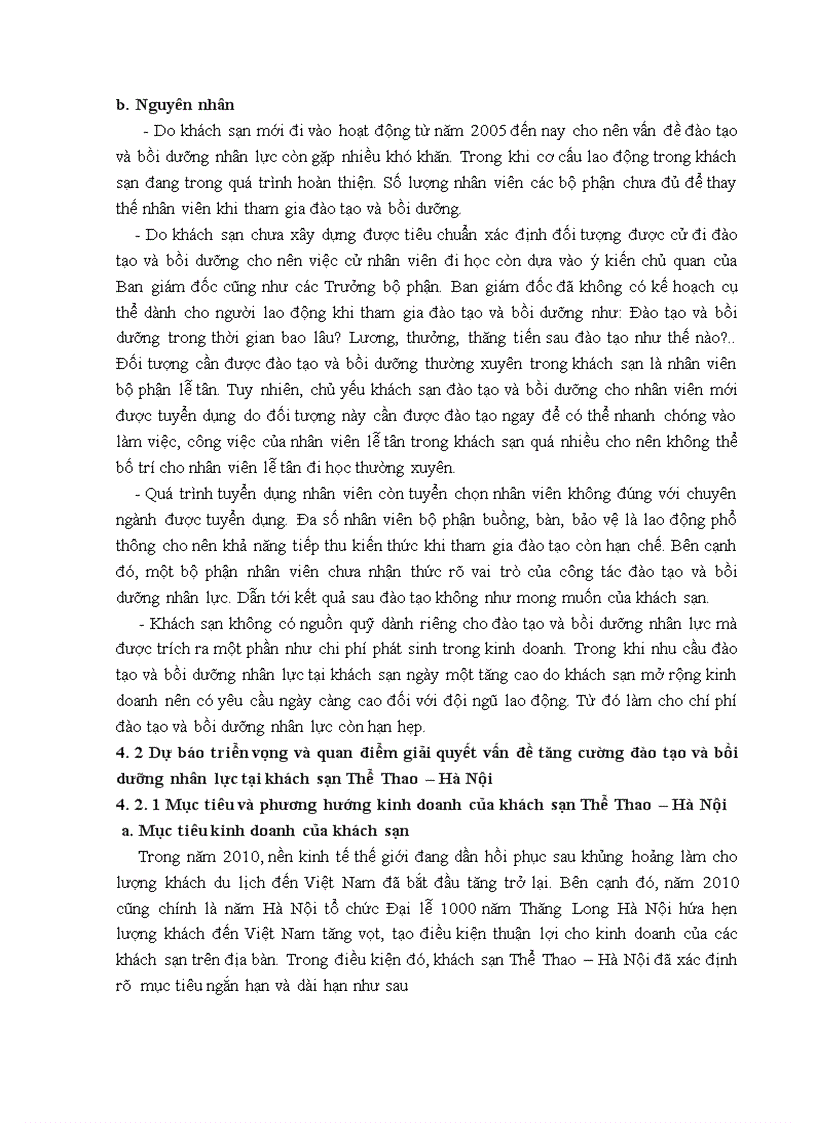 image for page Giải pháp tăng cường đào tạo và bồi dưỡng nhân lực tại nhà khách La Thành
