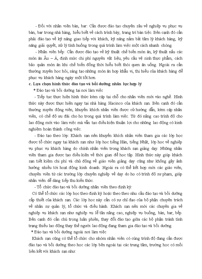 image for page Giải pháp tăng cường đào tạo và bồi dưỡng nhân lực tại nhà khách La Thành