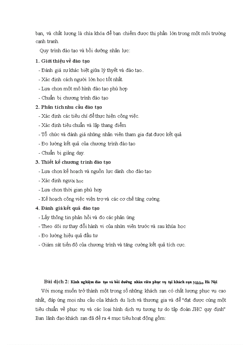 image for page Giải pháp tăng cường đào tạo và bồi dưỡng nhân lực tại nhà khách La Thành