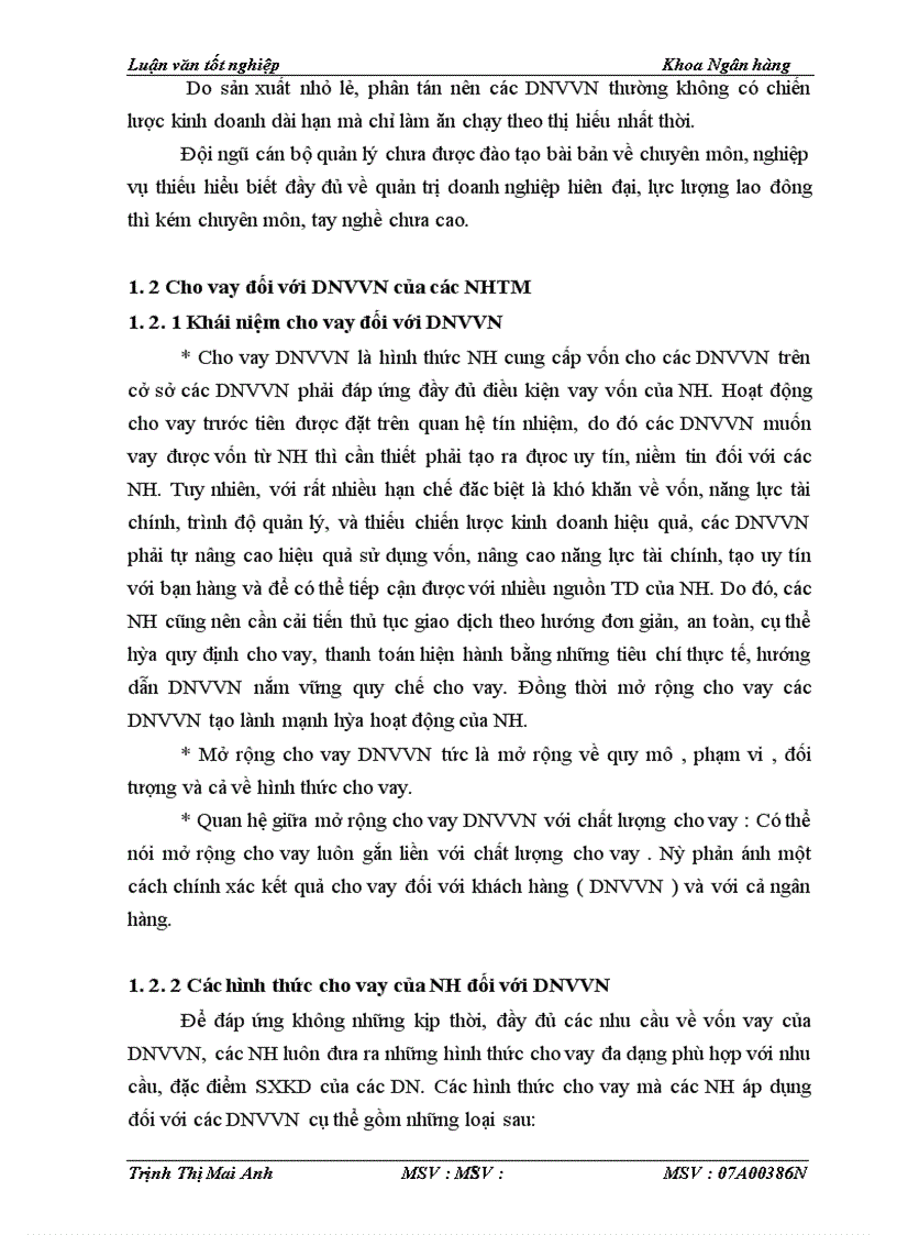 image for page Giải pháp mở rộng cho vay doanh nghiệp vừa và nhỏ tại NHTMCP Quân Đội- Chi nhánh Thanh Xuân – Hà Nội